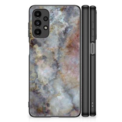Samsung Galaxy A13 4G Marmeren Print Telefoonhoesje Marmer Grijs