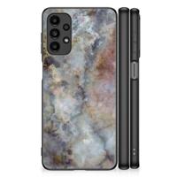 Samsung Galaxy A13 4G Marmeren Print Telefoonhoesje Marmer Grijs