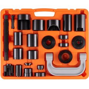 VEVOR 25 stuks Kogelgewricht Trekker Kogelgewricht Trekker Set 520 x 430 x 90 mm Universele Kogelgewricht Extractor Tool Set Koolstofstaal Auto