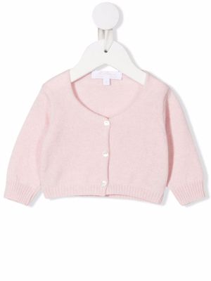 Mariella Ferrari cardigan en cachemire et mérinos mélangés - Rose