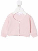 Mariella Ferrari cardigan en cachemire et mérinos mélangés - Rose