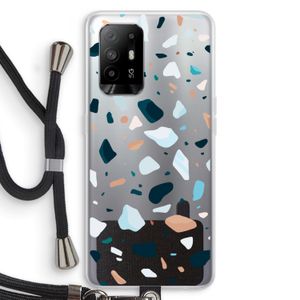 Terrazzo N°13: Oppo A95 5G Transparant Hoesje met koord