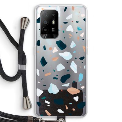 Terrazzo N°13: Oppo A95 5G Transparant Hoesje met koord