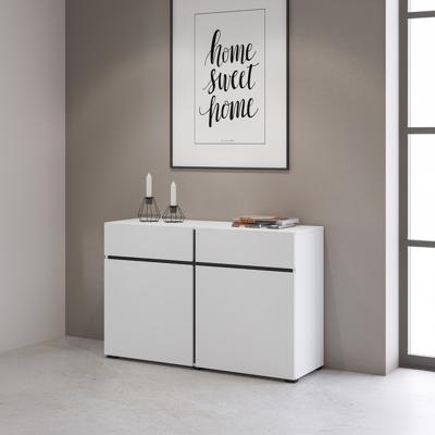 Home365 Dressoir Crotone - 2-deurs incl. 2 lades - Wit