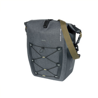 Basil navigator storm fietstas l - sportieve en functionele enkele fietstas - waterdicht - zwart