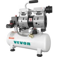 VEVOR Luchtcompressor Olievrije Compressor Pomp Draagbaar 550W Olievrije Stille Compressor 9L Olievrije Draagbare Luchtcompressor De Perfecte Eenheid