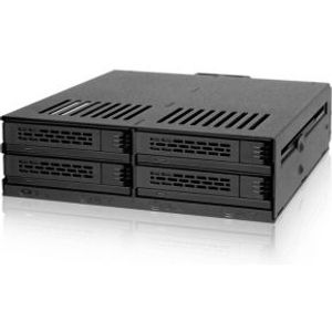 Icy Dock MB324SP-B 4x2,5 SATA hot swap cage voor externe 5,25