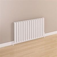 Eastbrook Kelmscott radiator 105x60cm aluminium 1277W wit mat - thumbnail