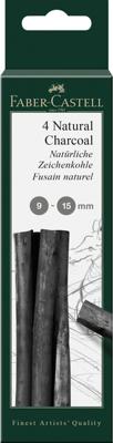 Faber Castell Houtskool Pitt Monochrome - 9-15 mm op blister