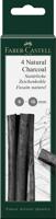 Faber Castell Houtskool Pitt Monochrome - 9-15 mm op blister