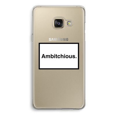 Ambitchious: Samsung A3 (2017) Transparant Hoesje