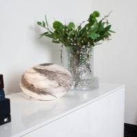 Tafellamp marmer By Rydens &apos;Mira&apos; E14 fitting modern led lamp met schakelaar