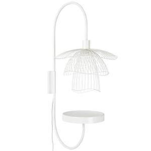 Forestier Papillon wandlamp met plateau wit