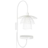 Forestier Papillon wandlamp met plateau wit