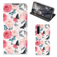 OnePlus Nord Smart Cover Butterfly Roses