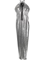 Philosophy Di Lorenzo Serafini halterneck sequined maxi dress - Argent - thumbnail