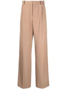 Botter pantalon ample à plis marqués - Marron