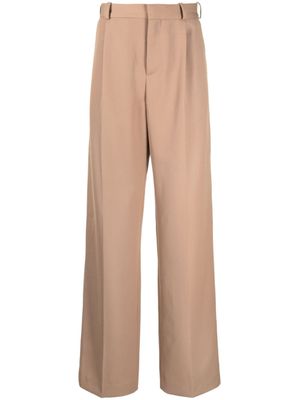 Botter pantalon ample à plis marqués - Marron