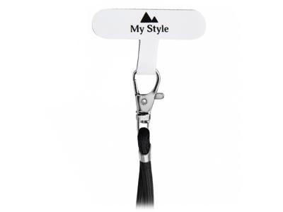 My Style My Style Nylon Patch for Lanyard 5 Pieces - White (No metal ring)