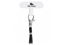 My Style My Style Nylon Patch for Lanyard 5 Pieces - White (No metal ring)