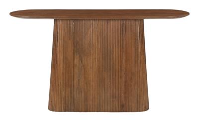 Artistiq Ovale Sidetable 'Dyann' Mangohout, 140cm
