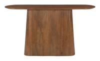 Artistiq Ovale Sidetable 'Dyann' Mangohout, 140cm