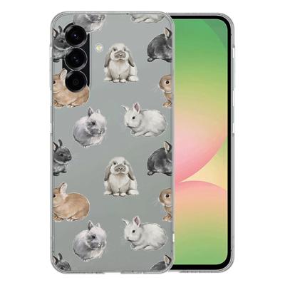 TPU Hoesje Samsung Galaxy A56 - Konijntjes Backcover TPU Hoesje Samsung Galaxy A56 - Konijntjes Backcover