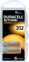 Duracell DA312 6x
