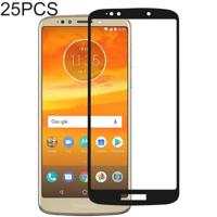 25 stuks volledige lijm volledige cover Screen Protector gehard glas film voor Motorola Moto E5 plus