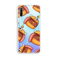 Hamburger: Huawei P Smart Pro Transparant Hoesje Hamburger: Huawei P Smart Pro Transparant Hoesje