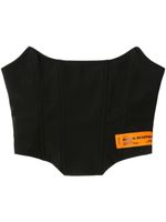 Heron Preston haut-corset à patch logo - Noir - thumbnail