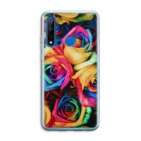 Neon bloemen: Huawei P20 Lite (2019) Transparant Hoesje