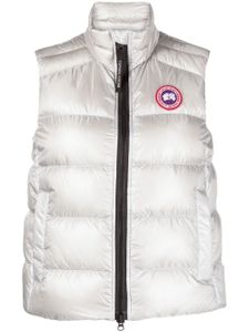 Canada Goose gilet matelassé Cypress à patch logo - Gris