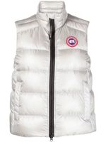 Canada Goose gilet matelassé Cypress à patch logo - Gris