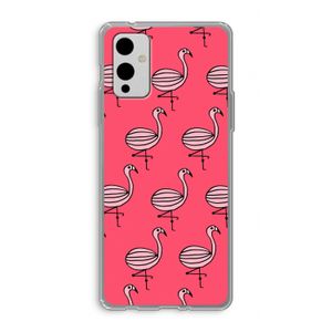 Flamingo: OnePlus 9 Transparant Hoesje