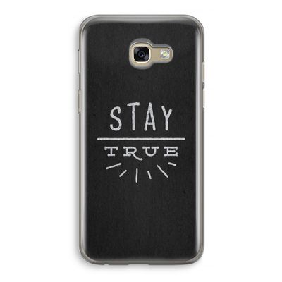 Stay true: Samsung Galaxy A5 (2017) Transparant Hoesje