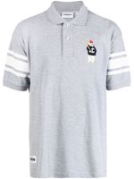 CHOCOOLATE polo en coton à logo brodé - Gris