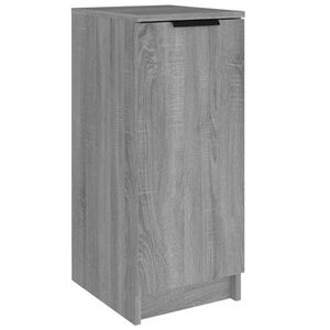 The Living Store Schoenenkast - Grijs Sonoma Eiken - 30 x 35 x 70 cm - Stevig Materiaal