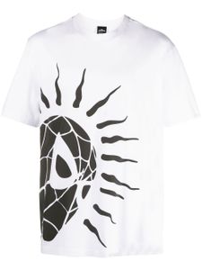 Moncler t-shirt à imprimé Spider-Man - Blanc