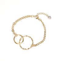 Go Dutch Label Armband met 2 Ringen Goud
