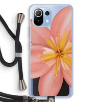 Pink Ellila Flower: Xiaomi Mi 11 Lite Transparant Hoesje met koord