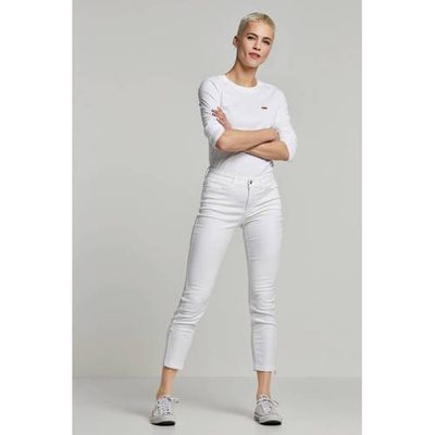 MAC cropped straight fit jeans Dream Chic white denim MAC cropped straight fit jeans Dream Chic white denim