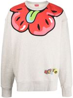 Kenzo sweat à imprimé Boke Flower - Gris