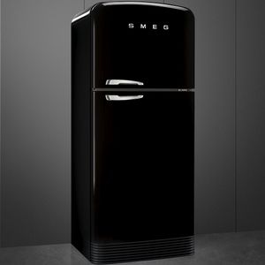 Smeg FAB50RBL5 koel-vriescombinatie Vrijstaand 524 l E Zwart