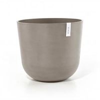 Ecopots Oslo kunststof bloempot Taupe - Ø 52,5 cm