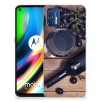 Motorola Moto G9 Plus | Siliconen Case | Wijn