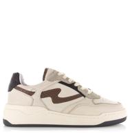 VIA VAI - Sam Levi beige damessneakers Leer Dames