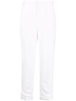 Balmain pantalon droit à coupe courte - Blanc