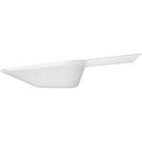 Keukenhulp voedsel doseer schep - kunststof - 125 ml - 20 x 7 cm - opstaande rand