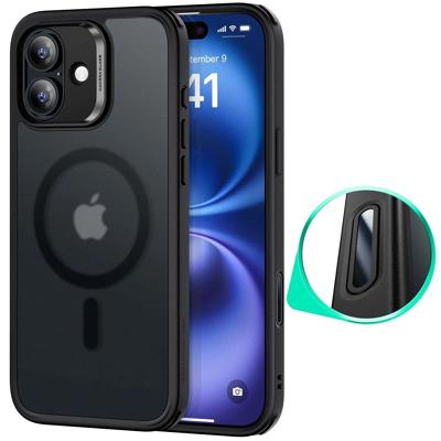 iPhone 16 Plus HaloLock Classic Hybrid Case (Camera Control) - Frosted Black iPhone 16 Plus HaloLock Classic Hybrid Case (Camera Control) - Frosted Black